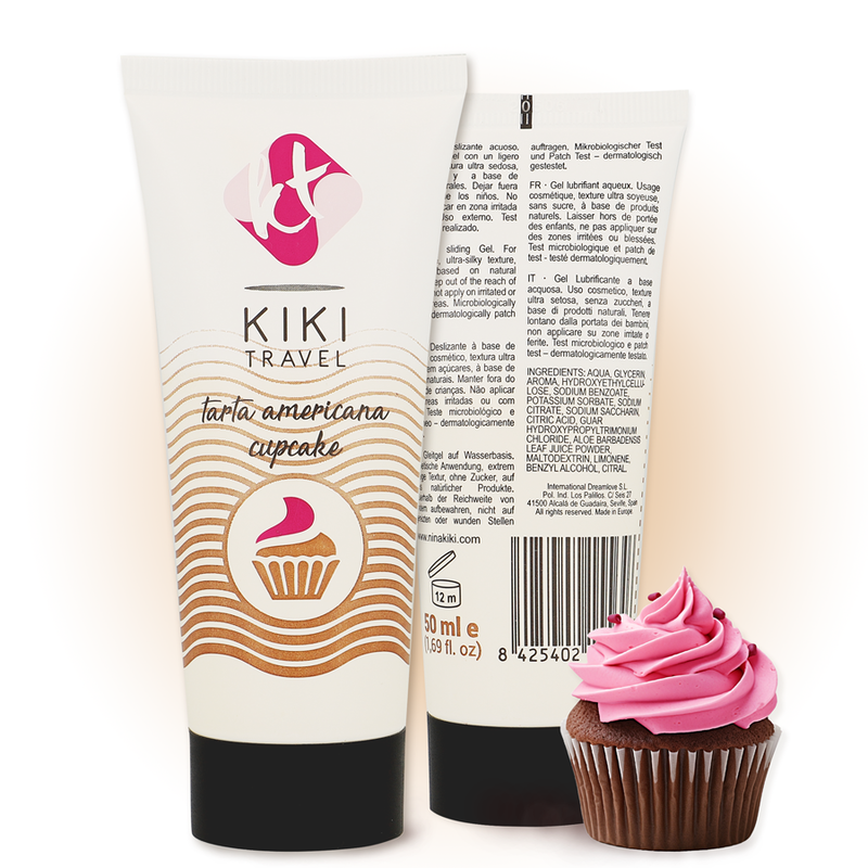 KIKÍ TRAVEL - CUPCAKE LUBRICANT 50 ML - NOCTURNA DESIRES