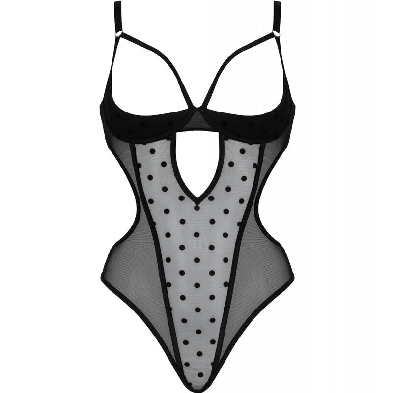 PASSION - MARINA BODY BLACK L/XL - NOCTURNA DESIRES