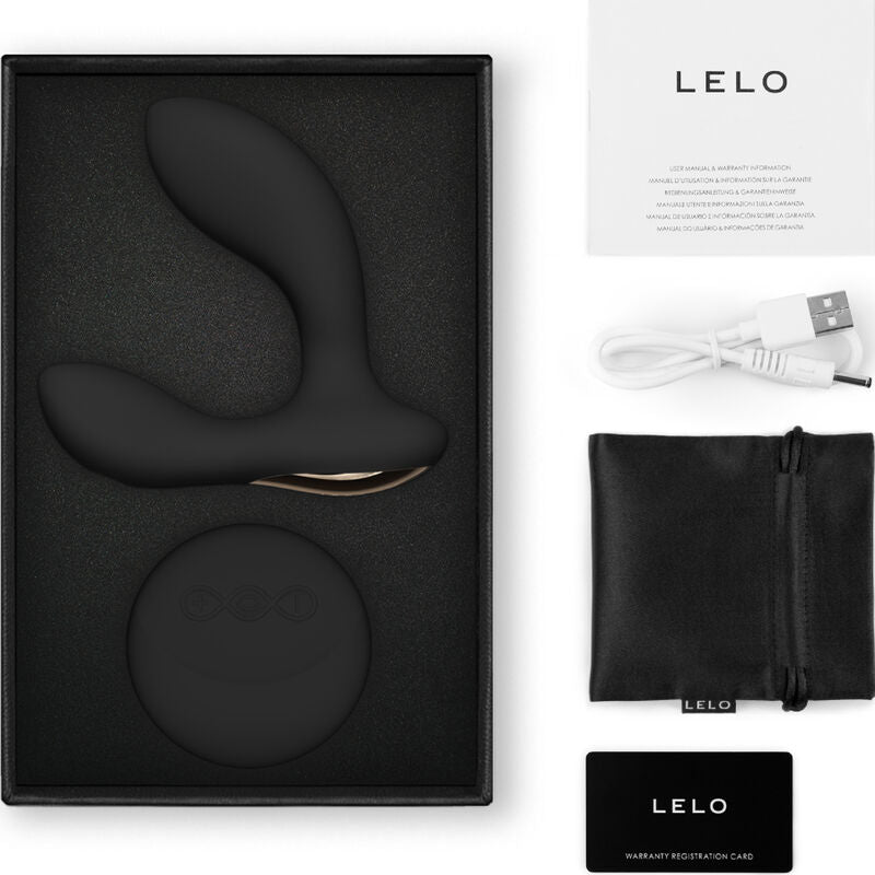 LELO - HUGO 2 PROSTATE MASSAGER REMOTE CONTROL BLACK - NOCTURNA DESIRES