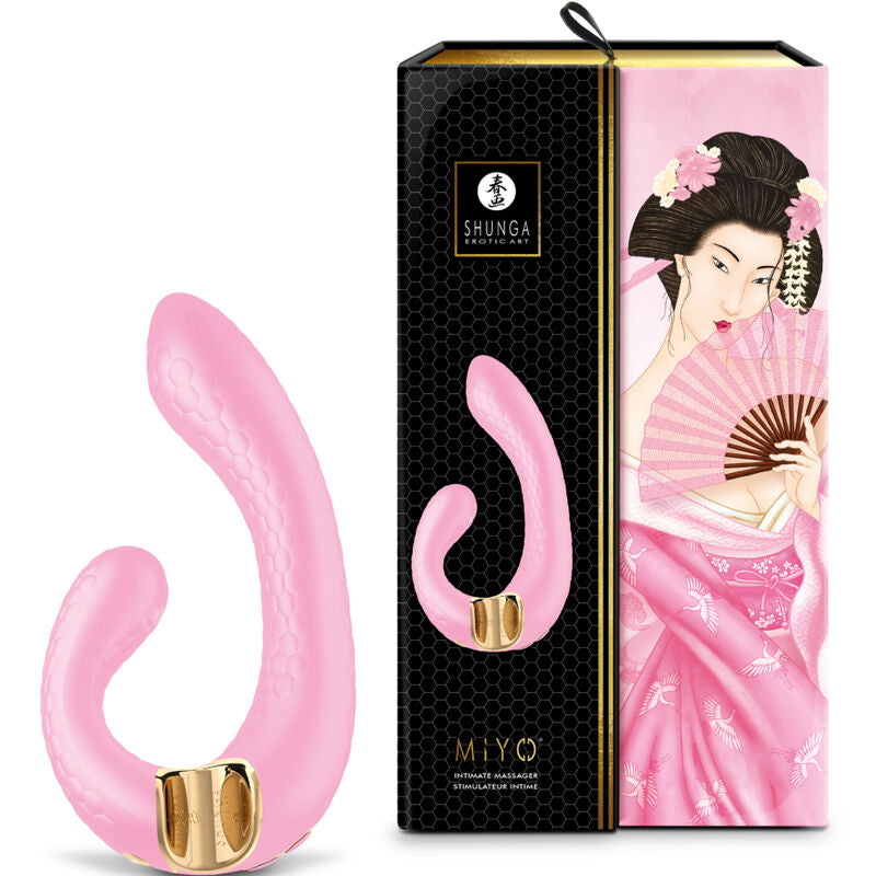 SHUNGA - MIYO INTIMATE MASSAGER PINK - NOCTURNA DESIRES