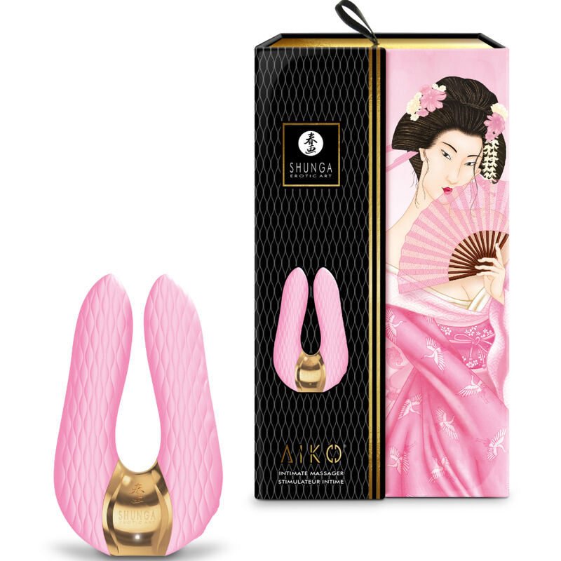 SHUNGA - AIKO INTIMATE MASSAGER PINK - NOCTURNA DESIRES