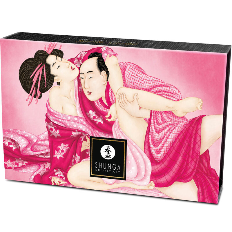 SHUNGA - EDIBLE MASSAGE POWDER KIT RASPBERRY - NOCTURNA DESIRES
