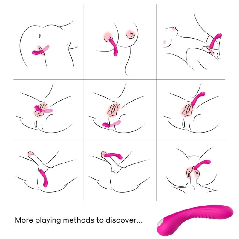 ARMONY - LEGEND VIBRATOR SILICONE FUCHSIA - NOCTURNA DESIRES