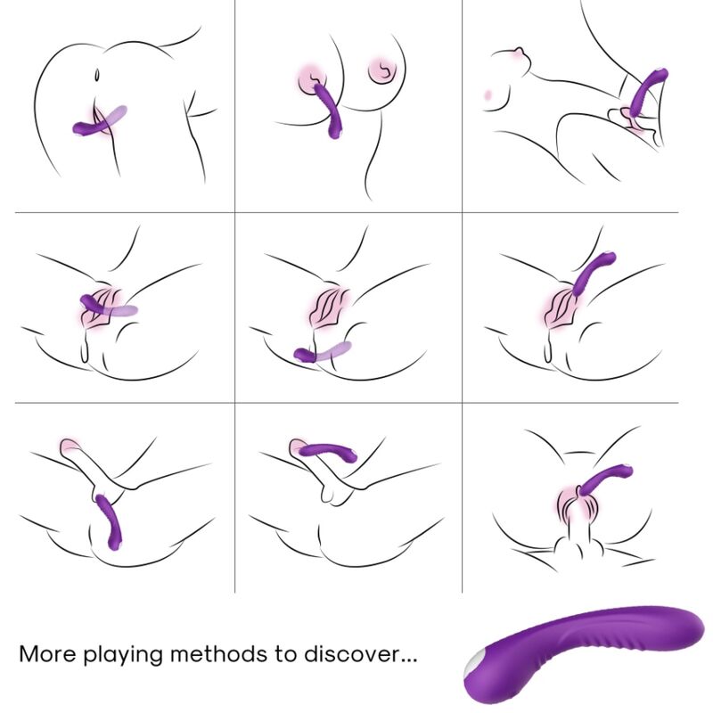 ARMONY - LEGEND VIBRATOR SILICONE PURPLE - NOCTURNA DESIRES