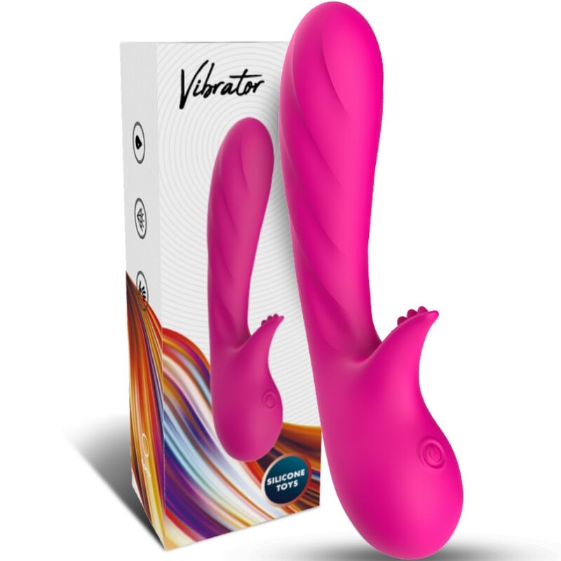 ARMONY - ROMANCE VIBRATOR WITH STIMULATOR FUCHSIA - NOCTURNA DESIRES