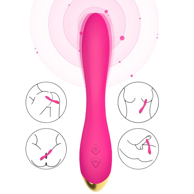 ARMONY - FLAMINGO VIBRATOR MULTIPOSITION FUCHSIA - NOCTURNA DESIRES