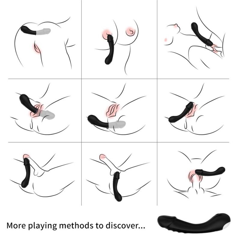 ARMONY - DILDO VIBRATOR G-SPOT SILICONE BLACK - NOCTURNA DESIRES