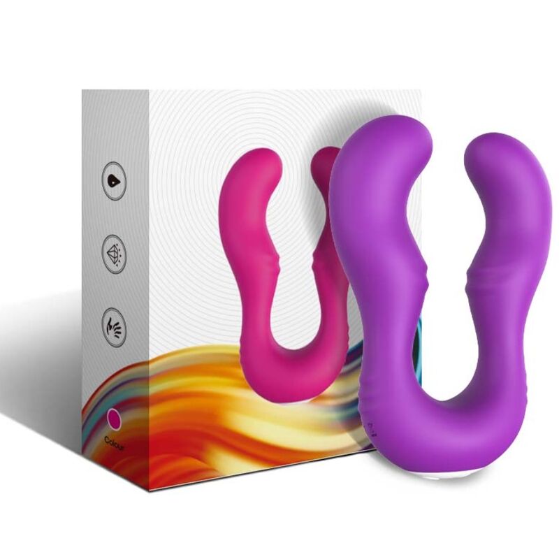 ARMONY - SERAPH VIBRATOR DOUBLE REMOTE CONTROL PURPLE - NOCTURNA DESIRES
