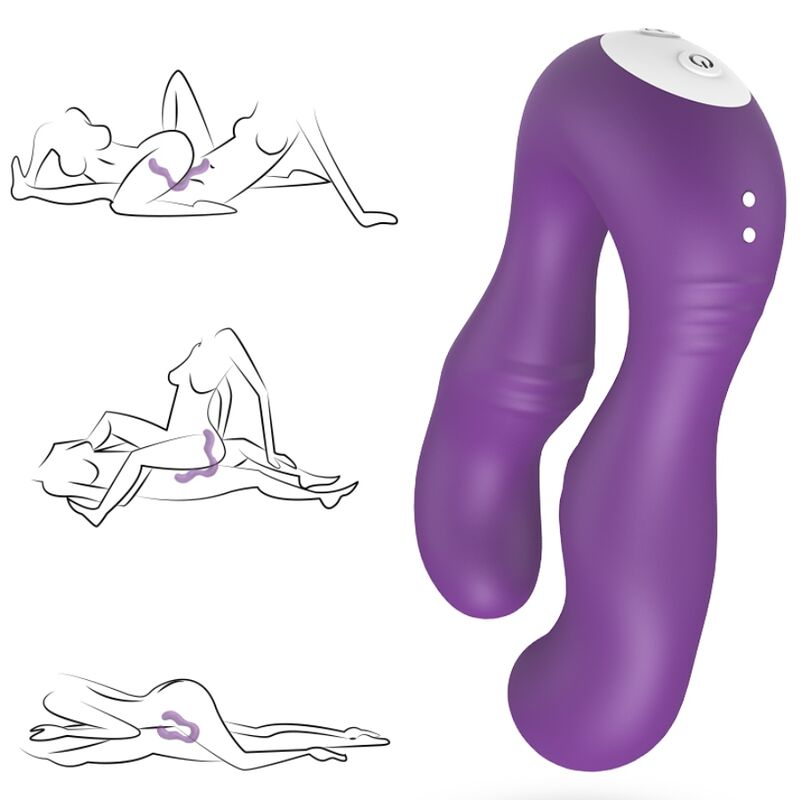 ARMONY - SERAPH VIBRATOR DOUBLE REMOTE CONTROL PURPLE - NOCTURNA DESIRES