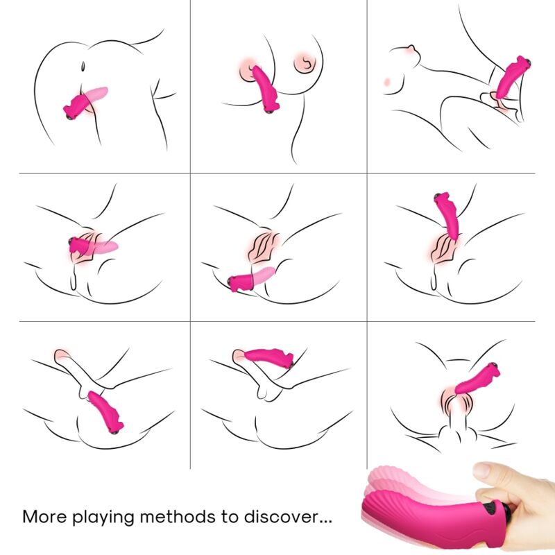 ARMONY - AURORA VIBRATOR FINGER FUCHSIA - NOCTURNA DESIRES