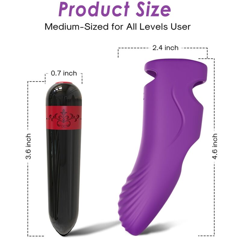 ARMONY - AURORA VIBRATOR FINGER PURPLE - NOCTURNA DESIRES