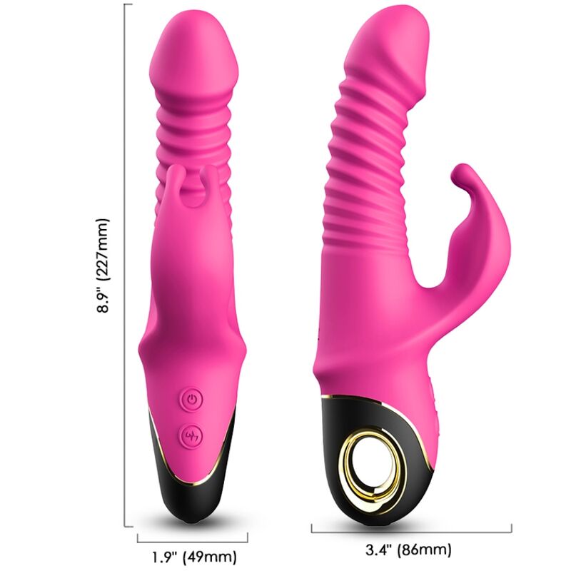 ARMONY - ZING DILDO VIBRATOR RABBIT FUCHSIA - NOCTURNA DESIRES