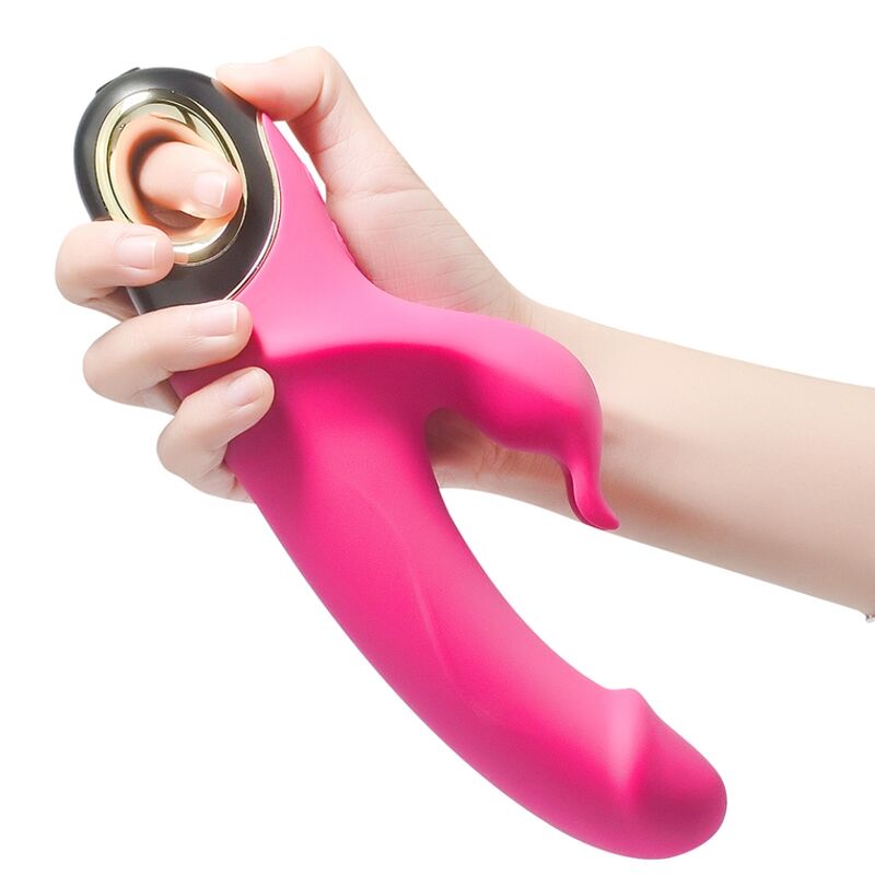 ARMONY - METEROR DILDO VIBRATOR RABBIT ROTATOR FUCHSIA - NOCTURNA DESIRES