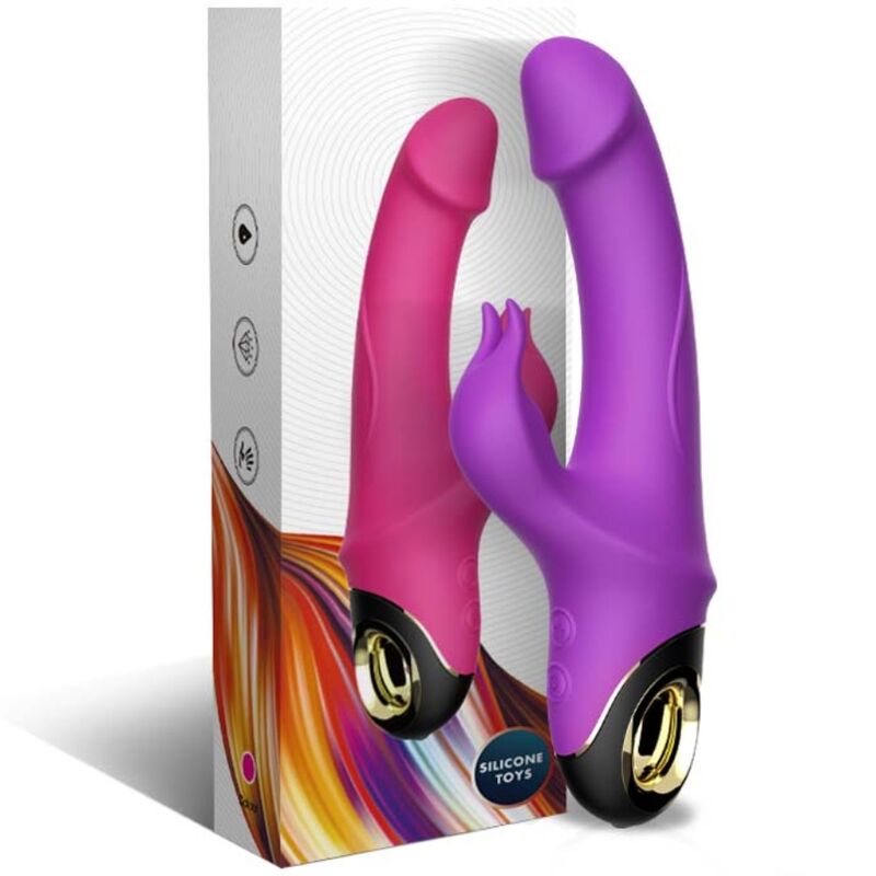 ARMONY - METEROR DILDO VIBRATOR RABBIT PURPLE - NOCTURNA DESIRES