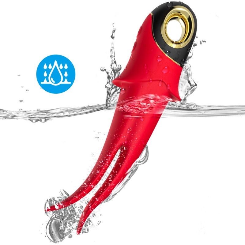 ARMONY - SHADOW VIBRATOR DOUBLE-HEAD TEASING RED - NOCTURNA DESIRES