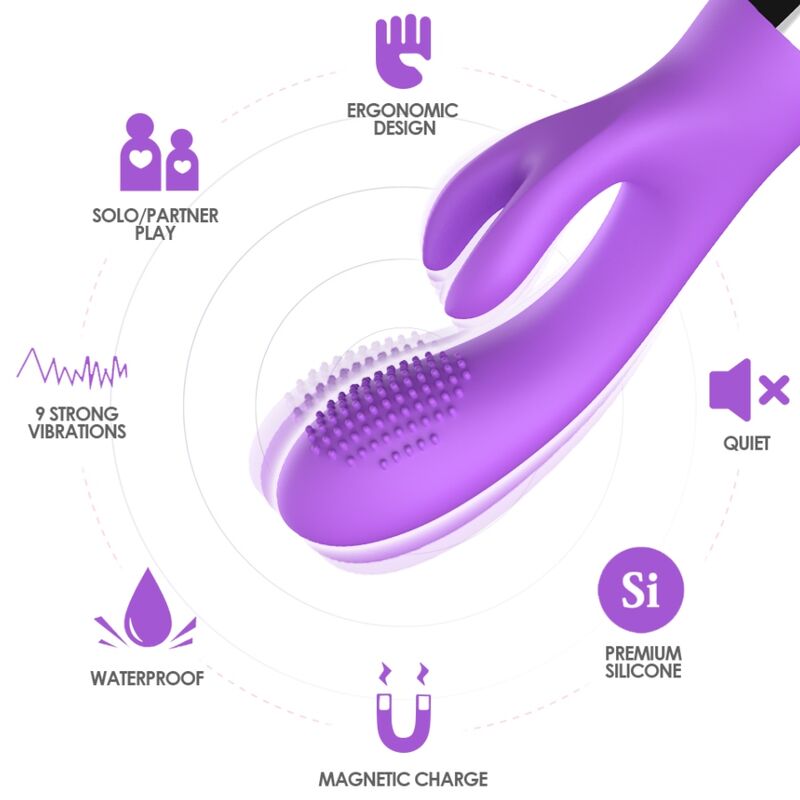 ARMONY - VIBRATOR RABBIT PURPLE - NOCTURNA DESIRES