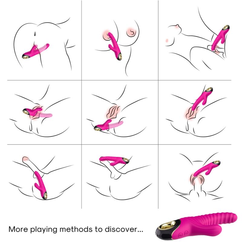 ARMONY - ETERNITY VIBRATOR SILICONE FUCHSIA - NOCTURNA DESIRES