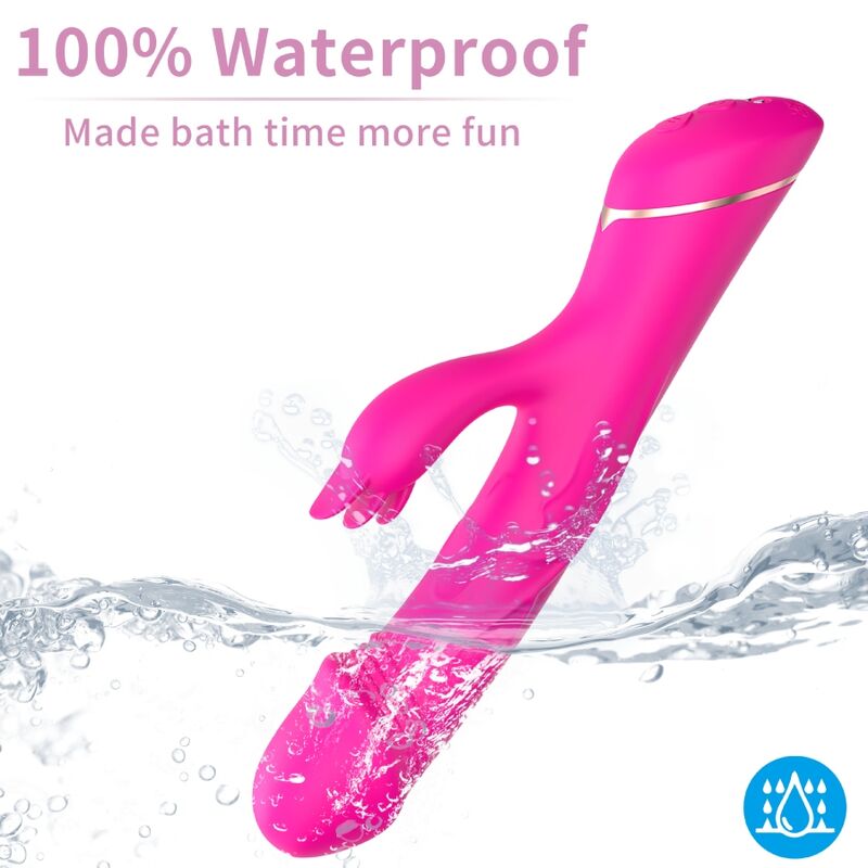 ARMONY - DILDO VIBRATOR RABBIT SILICONE FUCHSIA - NOCTURNA DESIRES