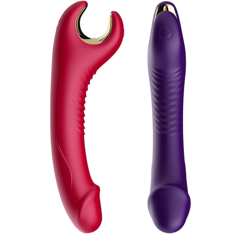 ARMONY - PRINCE DILDO VIBRATOR & ROTATOR RED - NOCTURNA DESIRES