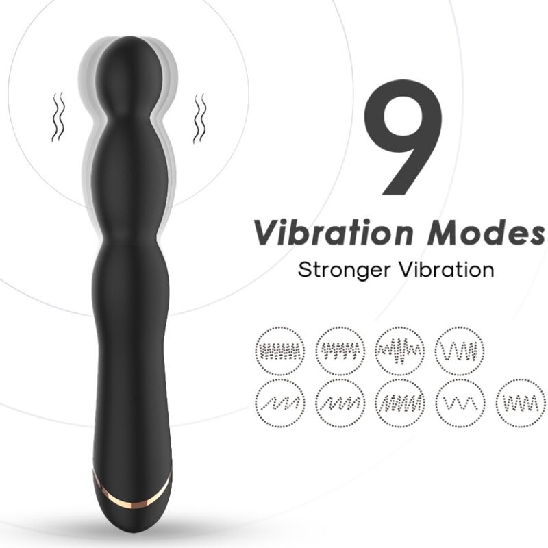 ARMONY - BAMBU VIBRATOR ADJUSTABLE BLACK - NOCTURNA DESIRES