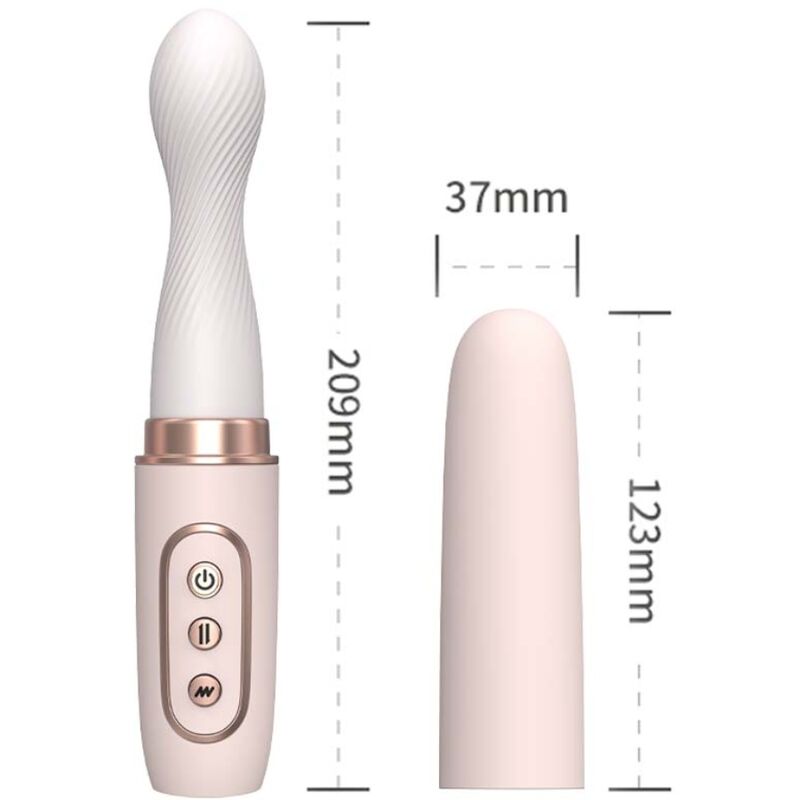 ARMONY - VIBRATOR ROTATOR & AUTOMATIC TELESCOPIC MACHINE YELLOW - NOCTURNA DESIRES