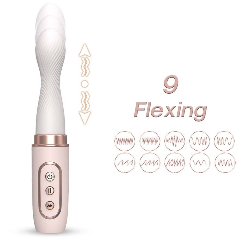 ARMONY - VIBRATOR ROTATOR & AUTOMATIC TELESCOPIC MACHINE YELLOW - NOCTURNA DESIRES