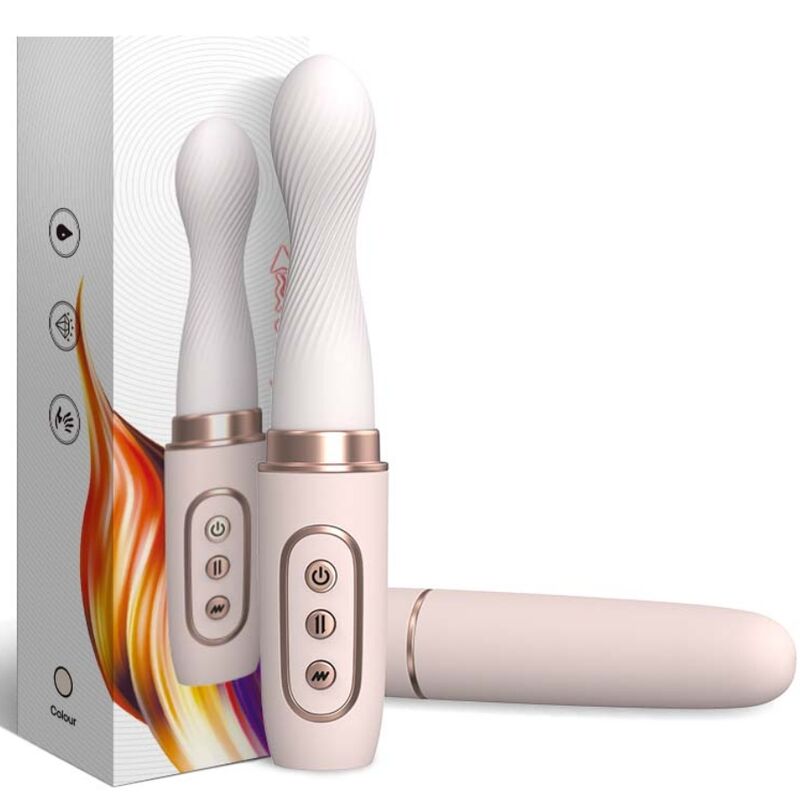 ARMONY - VIBRATOR ROTATOR & AUTOMATIC TELESCOPIC MACHINE YELLOW - NOCTURNA DESIRES