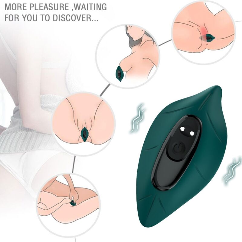 ARMONY - STIMULATOR & VIBRATOR REMOTE CONTROL GREEN - NOCTURNA DESIRES