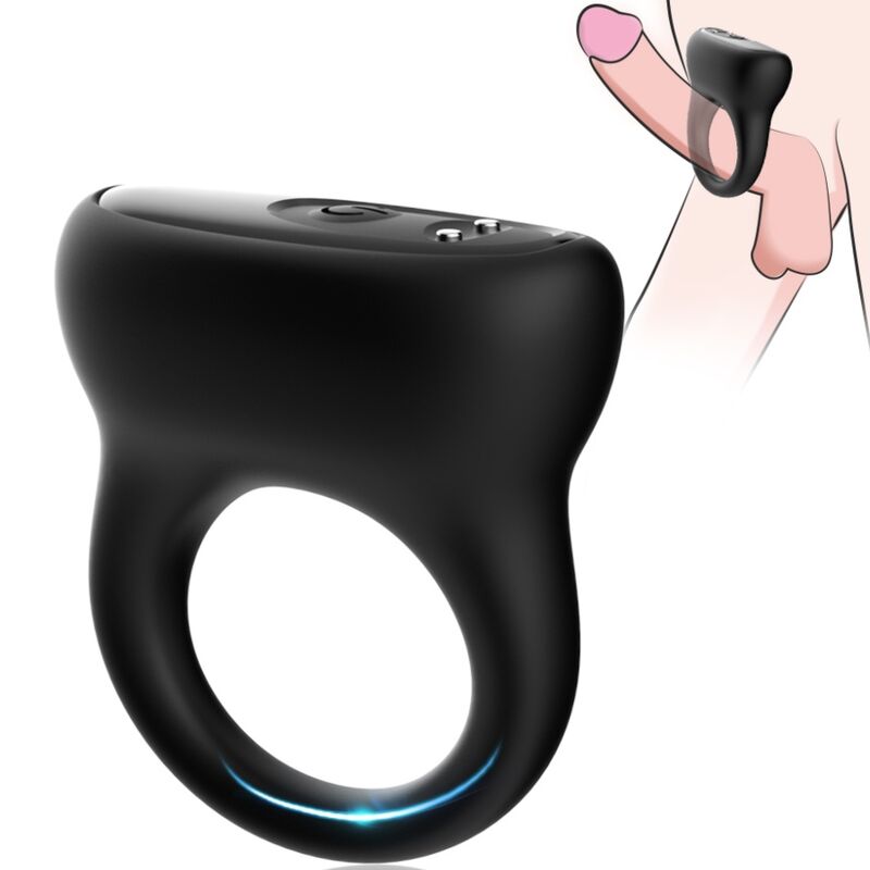ARMONY - RING VIBRATOR BLACK - NOCTURNA DESIRES