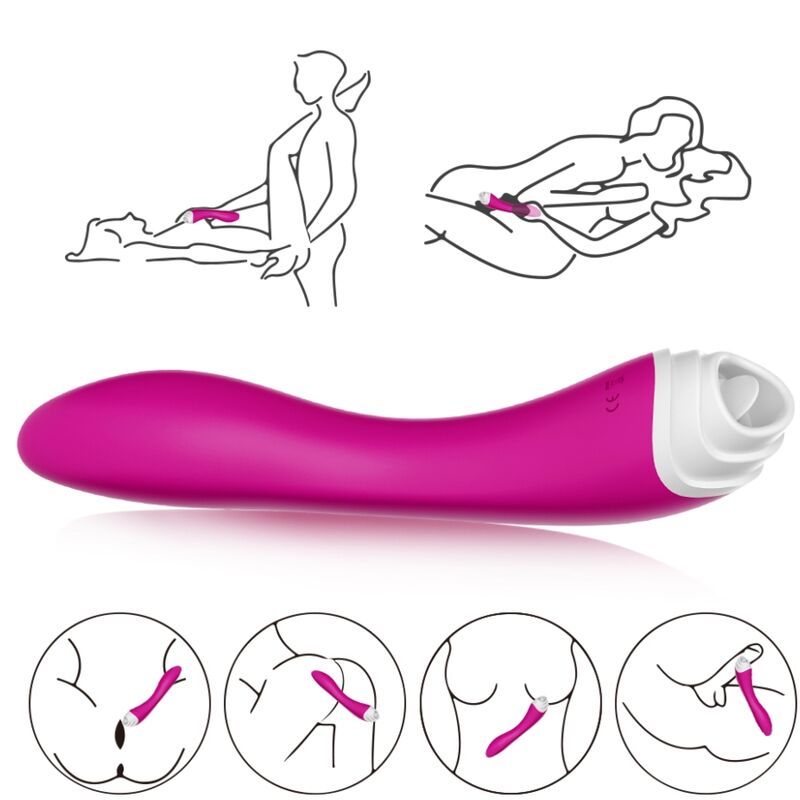 ARMONY - FAIRYLAND LICKING VIBRATING CLIT & VIBRATOR PURPLE - NOCTURNA DESIRES