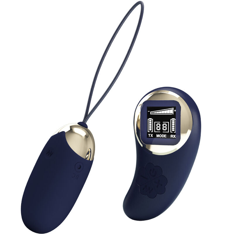 PRETTY LOVE - MINA VIBRATING EGG REMOTE CONTROL BLUE - NOCTURNA DESIRES