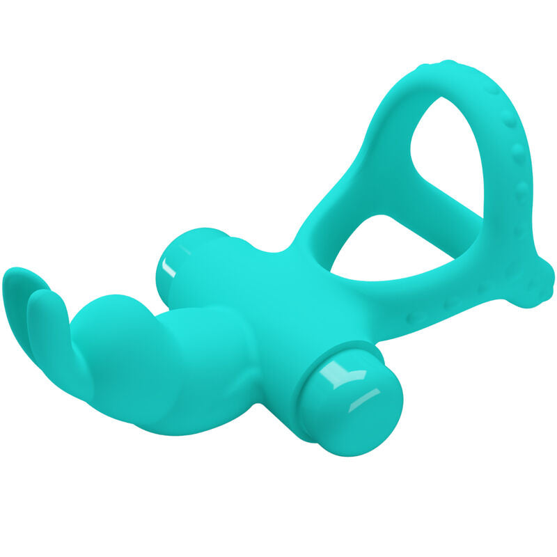 PRETTY LOVE - FIGGY GREEN RABBIT VIBRATOR RING - NOCTURNA DESIRES