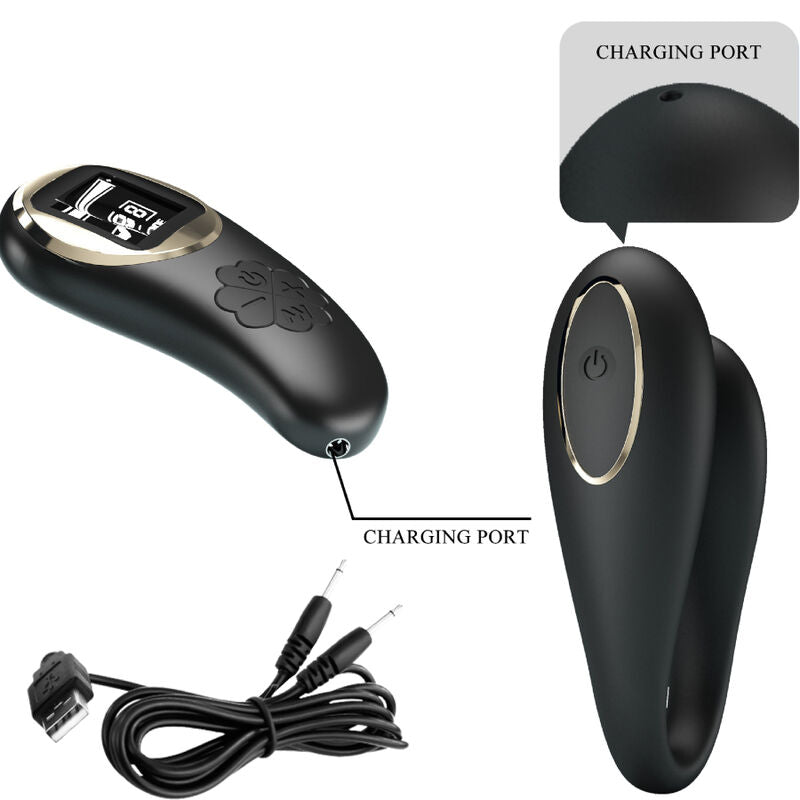 PRETTY LOVE - NATHAN DOUBLE PLEASURE VIBRATOR REMOTE CONTROL - NOCTURNA DESIRES