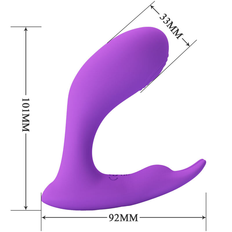 PRETTY LOVE - IDABELLE VIBRATION & PULSATION REMOTE CONTROL VIOLET - NOCTURNA DESIRES