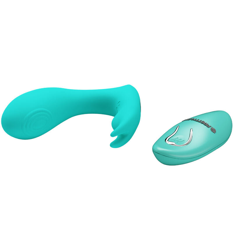 PRETTY LOVE - IDABELLE VIBRATION & PULSATION REMOTE CONTROL BLUE - NOCTURNA DESIRES