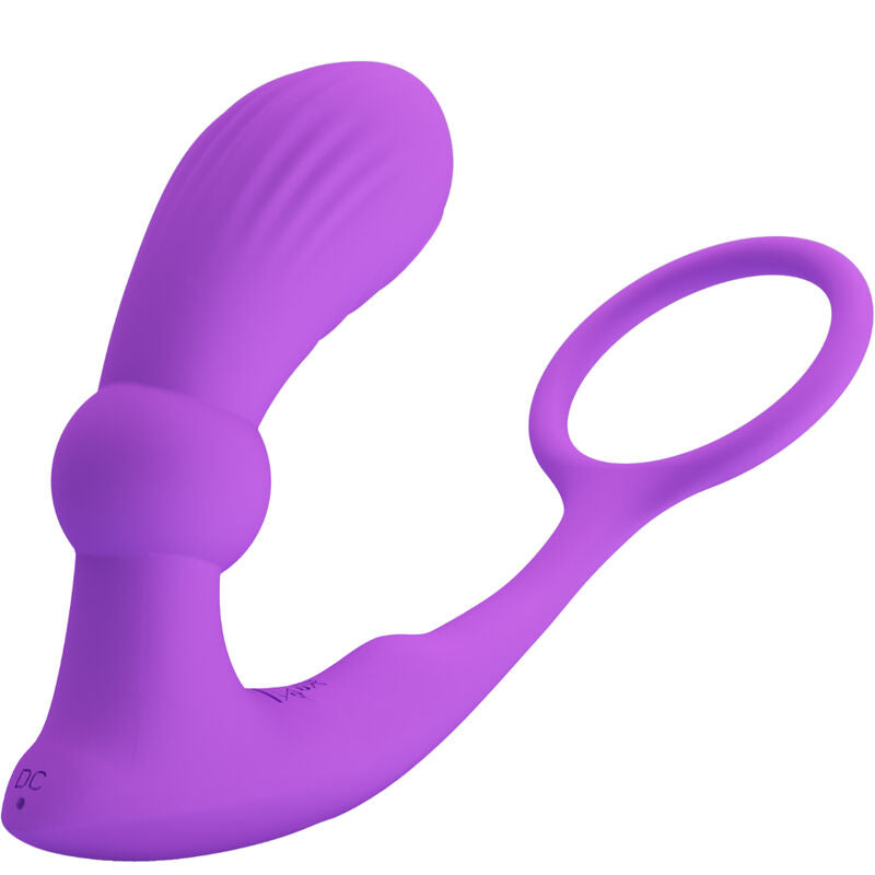 PRETTY LOVE - WARREN VIOLET ANAL RING & VIBRATOR - NOCTURNA DESIRES
