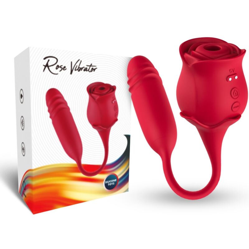 ARMONY - ROSEKNIGTH CLITORIS SUCKER & VIBRATOR RED - NOCTURNA DESIRES