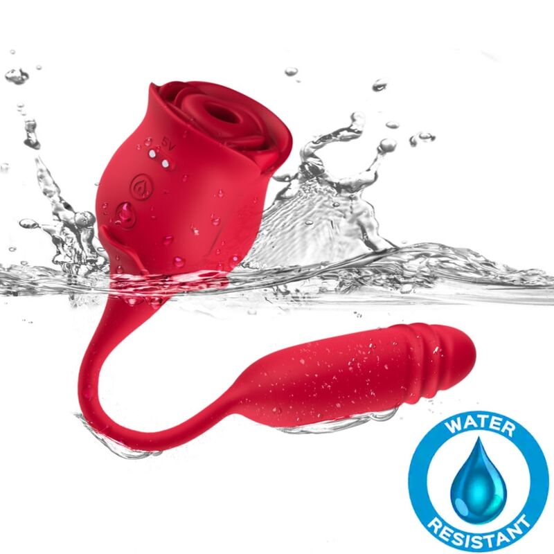 ARMONY - ROSEKNIGTH CLITORIS SUCKER & VIBRATOR RED - NOCTURNA DESIRES