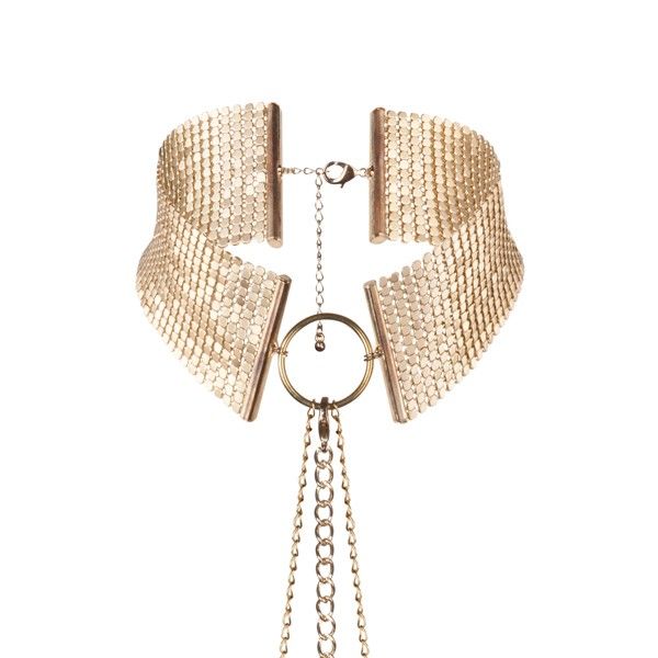 BIJOUX - DÉSIR MÉTALLIQUE GOLDEN METALLIC NECKLACE BIJOUX DESIRE METALLIQUE  NOCTURNA DESIRES