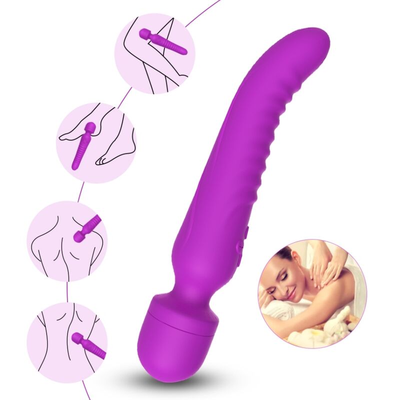 ARMONY - MISSION MASSAGER & VIBRATOR HEAT EFFECT PURPLE - NOCTURNA DESIRES
