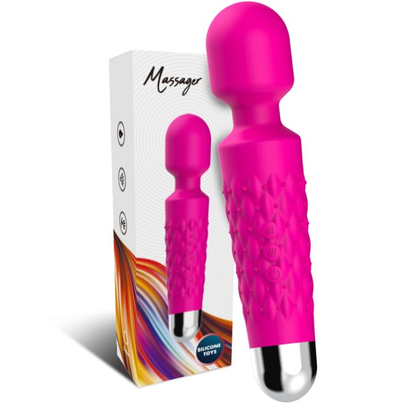 ARMONY - POSTMAN MASSAGER & VIBRATOR SUPER FLEXIBLE HEAD FUCHSIA - NOCTURNA DESIRES