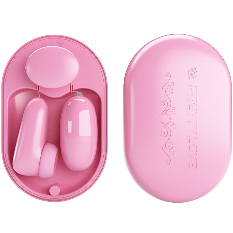 PRETTY LOVE - MAGIC BOX VIBRATING BULLET & PINK STIMULATOR - NOCTURNA DESIRES