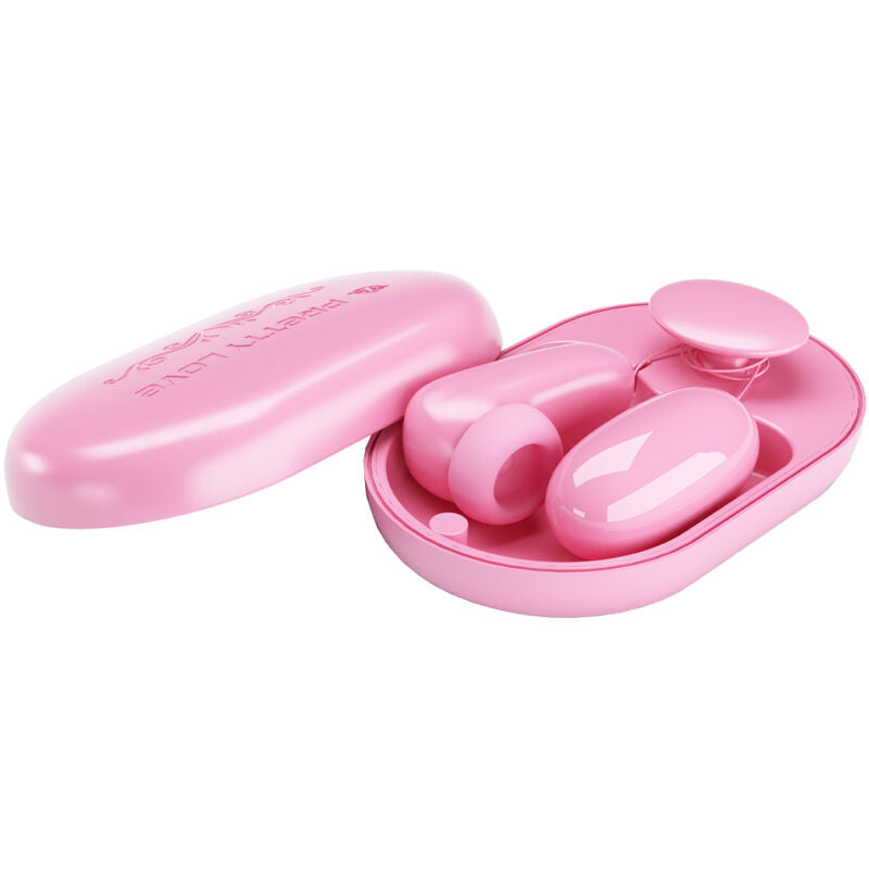 PRETTY LOVE - MAGIC BOX VIBRATING BULLET & PINK STIMULATOR - NOCTURNA DESIRES