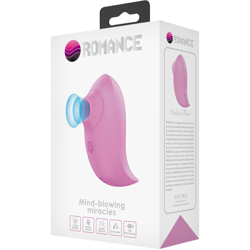 ROMANCE - INHALE BIRD MINI SUCTION CUP WITH MEMORY FUNCTION - NOCTURNA DESIRES