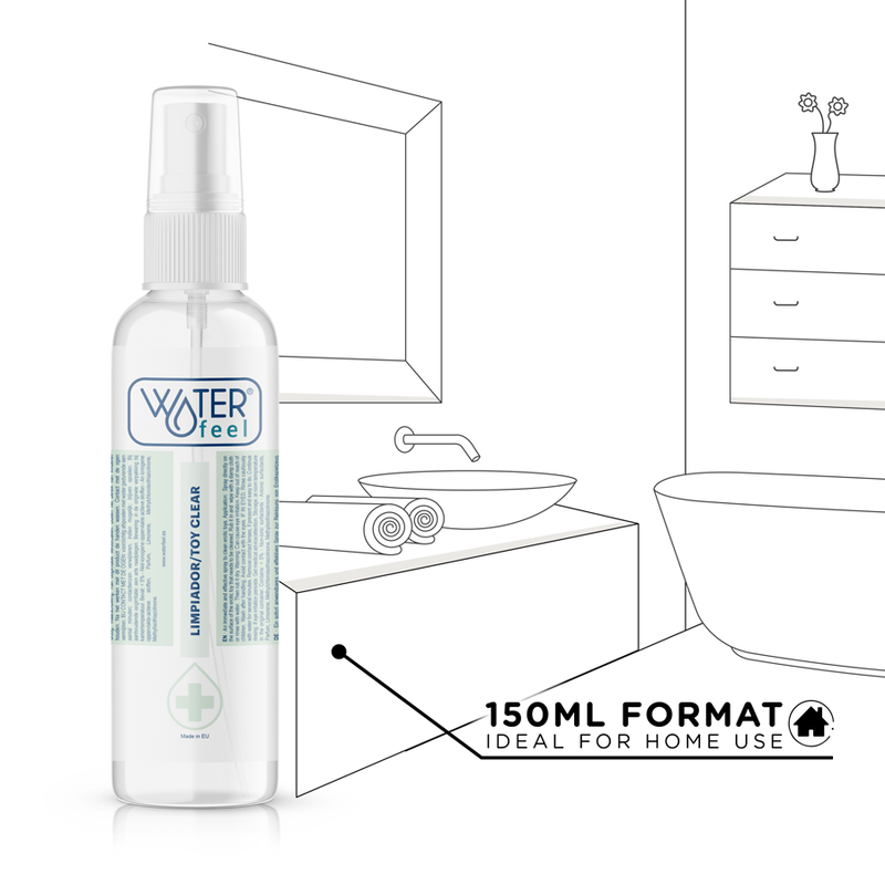 WATERFEEL - STERILE TOY CLEANER 150 ML - NOCTURNA DESIRES
