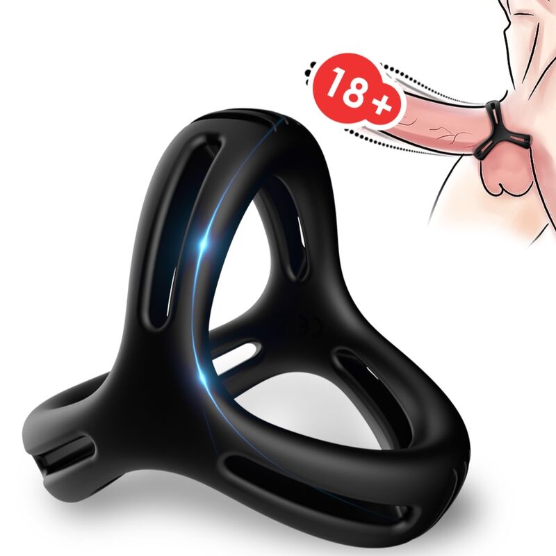 ARMONY - X-RING MULTIPOSITION BLACK - NOCTURNA DESIRES