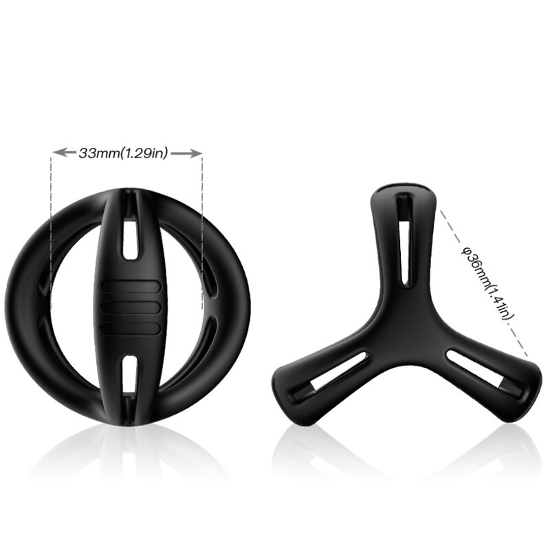 ARMONY - X-RING MULTIPOSITION BLACK - NOCTURNA DESIRES