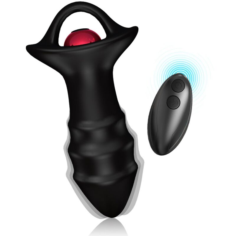 ARMONY - KYLIN FINGER VIBRATOR & ANAL PLUG REMOTE CONTROL BLACK - NOCTURNA DESIRES