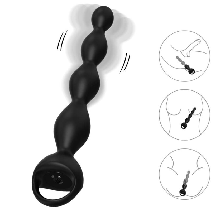 ARMONY - VIBRATOR FINGER ANAL PLUG BLACK - NOCTURNA DESIRES