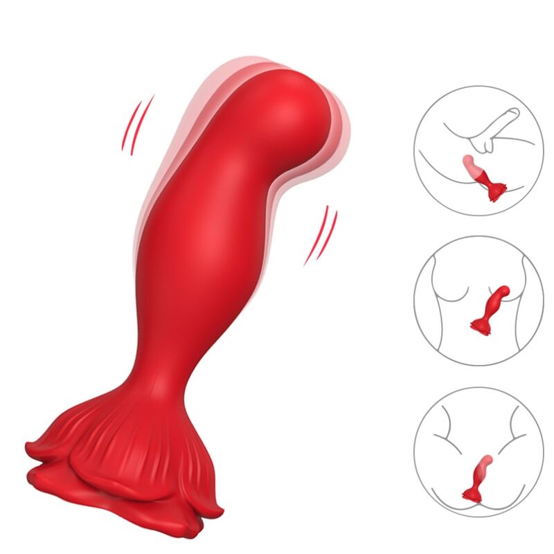 ARMONY - PINK VIBRATOR & ANAL PLUG REMOTE CONTROL RED - NOCTURNA DESIRES